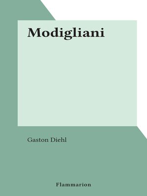 cover image of Modigliani